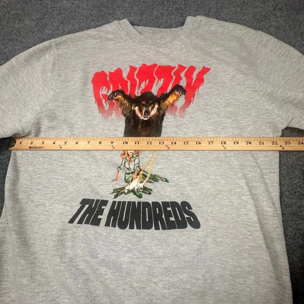 The Hundreds‎ x Grizzly Men's Large Gray Crewneck Sweatshirt